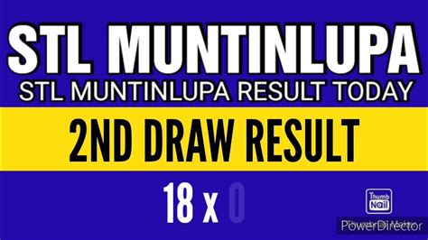 stl muntinlupa result|STL RESULT TODAY .